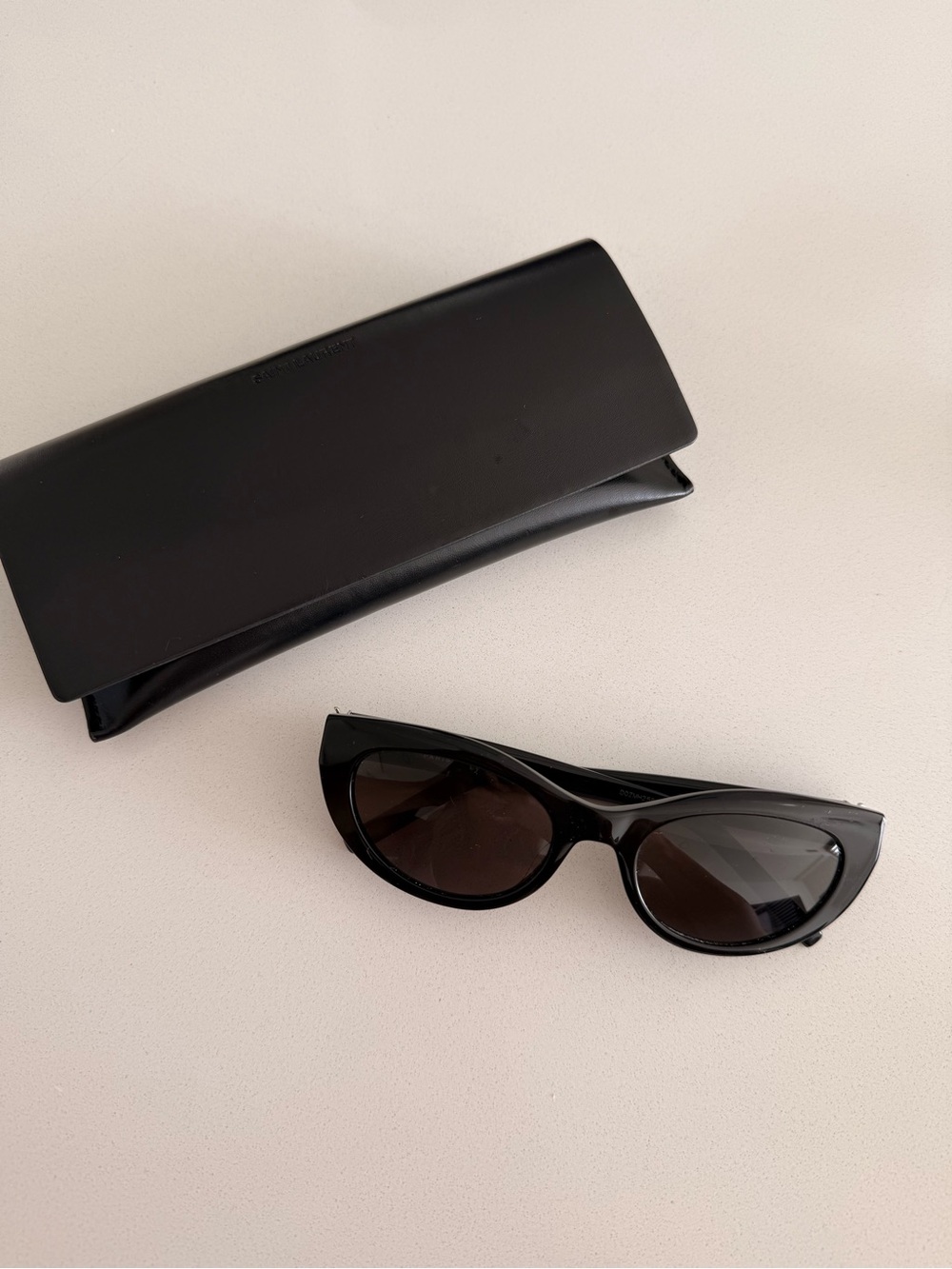 YSL - Saint Laurent Black Cat Eye Sunglasses